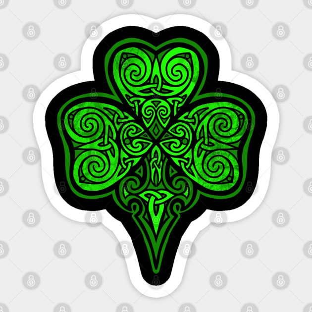 Shamrock Sticker by celtichammerclub